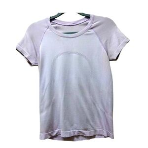 Lululemon Swiftly Tech Short Sleeve Shirt 2.0 Race Length Lilac Ether Size 6